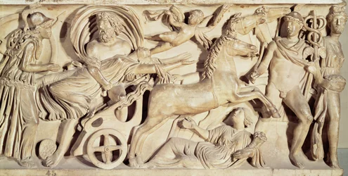 Sarcophagus Depicting the Rape of Proserpine